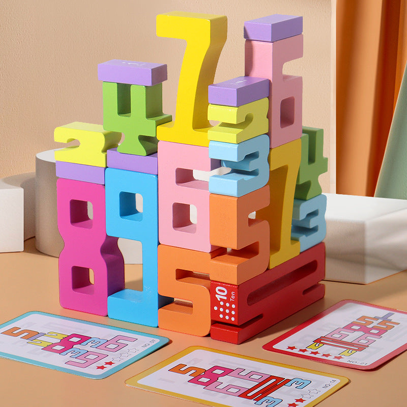 Spielerisch rechnen lernen – Montessori Holz-MagicBlox für Kinder